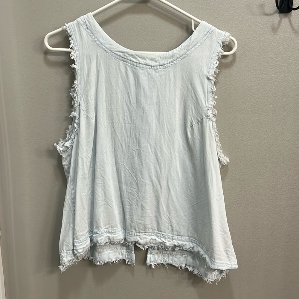 Denim blouse